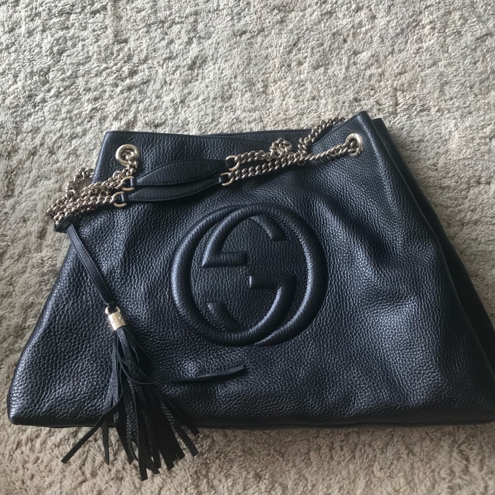 Large Gucci soho chain handle bag